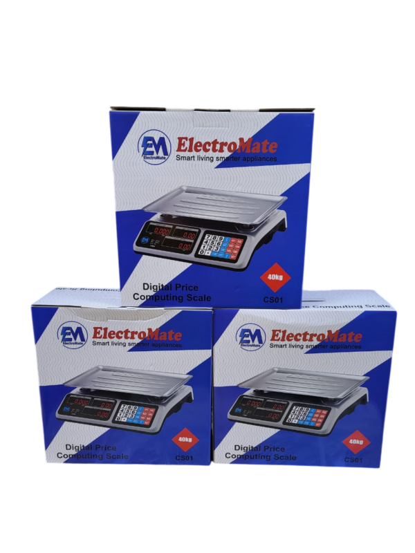 ElectroMate 40kg Digital Computing Weighing Scale